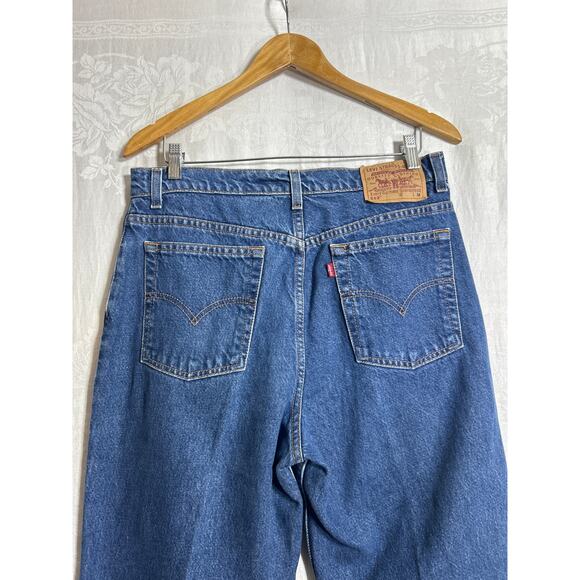 VTG Levis Jeans 512 15 Jr M Slim Fit Straight Leg 1998 Medium Wash Blue Denim - Picture 10 of 15